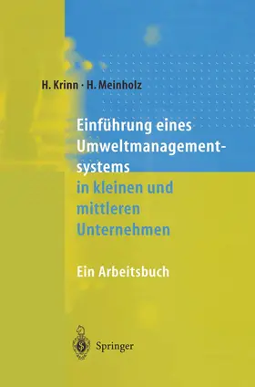 Meinholz / Krinn |  Einführung eines Umweltmanagementsystems in kleinen und mittleren Unternehmen | Buch |  Sack Fachmedien