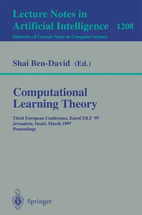 Ben-David |  Computational Learning Theory | Buch |  Sack Fachmedien