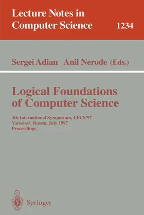 Nerode / Adian |  Logical Foundations of Computer Science | Buch |  Sack Fachmedien