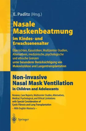 Paditz |  Nasale Maskenbeatmung im Kindes- und Erwachsenenalter | Buch |  Sack Fachmedien