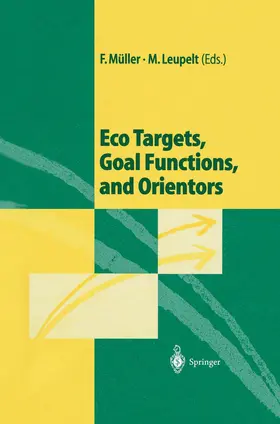 Leupelt / Müller |  Eco Targets, Goal Functions, and Orientors | Buch |  Sack Fachmedien