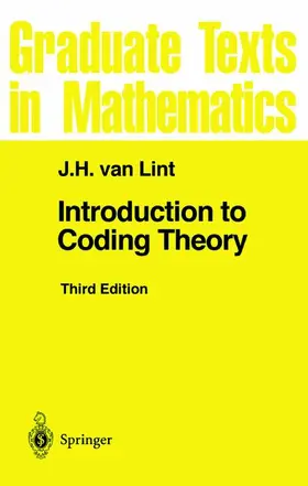 Lint |  Introduction to Coding Theory | Buch |  Sack Fachmedien
