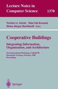 Streitz / Burkhardt / Konomi |  Cooperative Buildings | Buch |  Sack Fachmedien