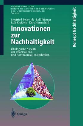 Pfitzner / Kreibich / Behrendt |  Innovationen zur Nachhaltigkeit | Buch |  Sack Fachmedien