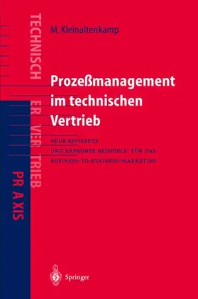 Ehret / Kleinaltenkamp |  Prozeßmanagement im Technischen Vertrieb | Buch |  Sack Fachmedien