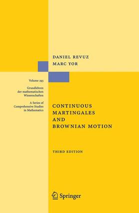 Yor / Revuz | Continuous Martingales and Brownian Motion | Buch | 978-3-540-64325-8 | sack.de