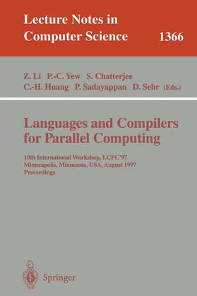Li / Yew / Sehr | Languages and Compilers for Parallel Computing | Buch | 978-3-540-64472-9 | sack.de