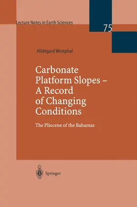 Westphal |  Carbonate Platform Slopes - A Record of Changing Conditions | Buch |  Sack Fachmedien