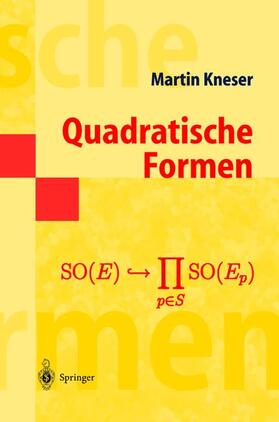 Kneser |  Quadratische Formen | Buch |  Sack Fachmedien
