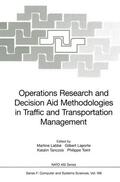 Labbe / Toint / Laporte |  Operations Research and Decision Aid Methodologies in Traffic and Transportation Management | Buch |  Sack Fachmedien