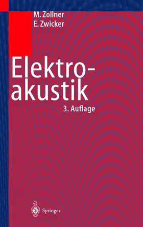 Zollner / Zwicker |  Elektroakustik | Buch |  Sack Fachmedien