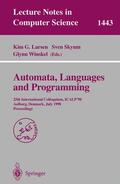 Larsen / Skyum / Winskel |  Automata, Languages and Programming | Buch |  Sack Fachmedien