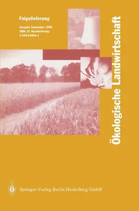 Lünzer / Vogtmann |  Ökologische Landwirtschaft | Buch |  Sack Fachmedien
