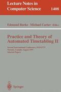 Carter / Burke |  Practice and Theory of Automated Timetabling II | Buch |  Sack Fachmedien