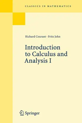 John / Courant |  Introduction to Calculus and Analysis I | Buch |  Sack Fachmedien