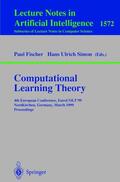 Simon / Fischer |  Computational Learning Theory | Buch |  Sack Fachmedien