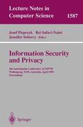 Pieprzyk / Seberry / Safavi-Naini |  Information Security and Privacy | Buch |  Sack Fachmedien