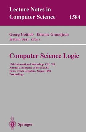 Gottlob / Seyr / Grandjean | Computer Science Logic | Buch | 978-3-540-65922-8 | sack.de