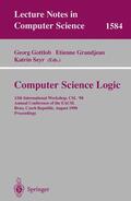 Gottlob / Seyr / Grandjean |  Computer Science Logic | Buch |  Sack Fachmedien