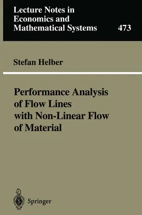 Helber |  Performance Analysis of Flow Lines with Non-Linear Flow of Material | Buch |  Sack Fachmedien
