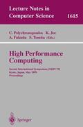Polychronopoulos / Tomita / Joe |  High Performance Computing | Buch |  Sack Fachmedien