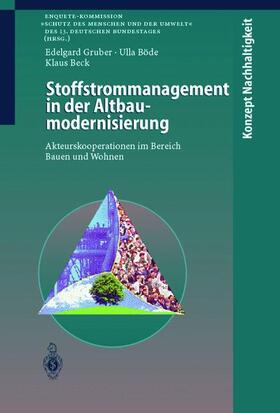 Gruber / Beck / Böde | Stoffstrommanagement in der Altbaumodernisierung | Buch | 978-3-540-66051-4 | sack.de