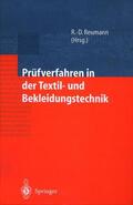 Reumann |  Prüfverfahren in der Textil- und Bekleidungstechnik | Buch |  Sack Fachmedien