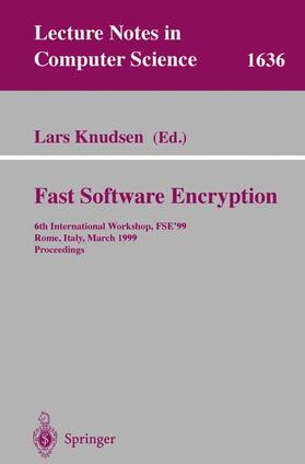 Knudsen |  Fast Software Encryption | Buch |  Sack Fachmedien