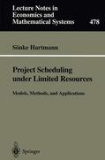 Hartmann |  Project Scheduling under Limited Resources | Buch |  Sack Fachmedien