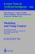 Bouquet / Serafini / Castellani |  Modeling and Using Context | Buch |  Sack Fachmedien