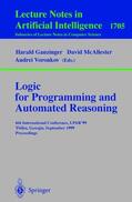 Ganzinger / Voronkov / McAllester |  Logic Programming and Automated Reasoning | Buch |  Sack Fachmedien