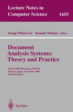 Nakano / Lee |  Document Analysis Systems: Theory and Practice | Buch |  Sack Fachmedien