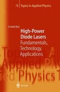 Diehl |  High-Power Diode Lasers | Buch |  Sack Fachmedien