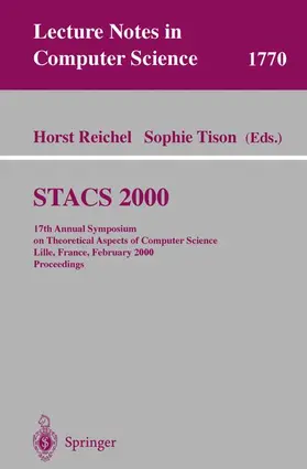 Tison / Reichel |  STACS 2000 | Buch |  Sack Fachmedien