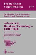 Zaniolo / Grust / Lockemann |  Advances in Database Technology - EDBT 2000 | Buch |  Sack Fachmedien