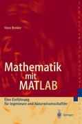 Benker |  Mathematik mit MATLAB | Buch |  Sack Fachmedien