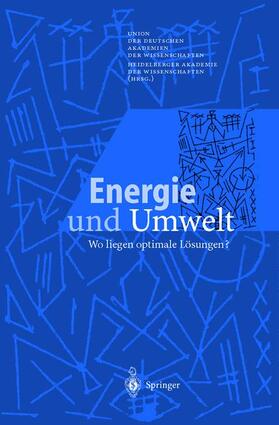  Energie und Umwelt | Buch |  Sack Fachmedien