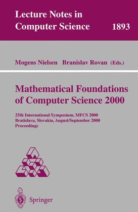 Nielsen / Rovan | Mathematical Foundations of Computer Science 2000 | Buch | 978-3-540-67901-1 | sack.de