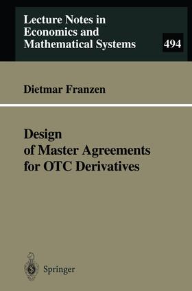 Franzen | Design of Master Agreements for OTC Derivatives | Buch | 978-3-540-67934-9 | sack.de