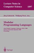 Weck / Gutknecht |  Modular Programming Languages | Buch |  Sack Fachmedien