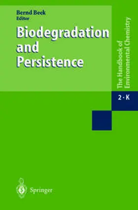 Beek |  Biodegradation and Persistence | eBook | Sack Fachmedien