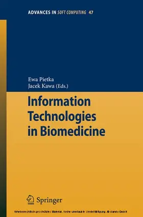 Pietka / Kacprzyk / Kawa | Information Technologies in Biomedicine | E-Book | sack.de