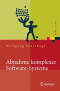 Osterhage |  Abnahme komplexer Software-Systeme | Buch |  Sack Fachmedien