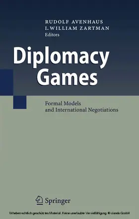 Avenhaus | Diplomacy Games | E-Book | www.sack.de