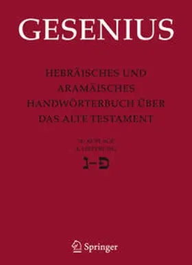 Donner / Gesenius / Meyer | Hebräisches und Aramäisches Handwörterbuch über das Alte Testament | E-Book | www.sack.de