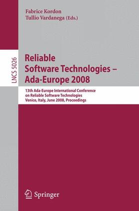 Vardanega / Kordon |  Reliable Software Technologies - Ada-Europe 2008 | Buch |  Sack Fachmedien