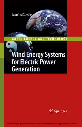 Stiebler | Wind Energy Systems for Electric Power Generation | E-Book | sack.de