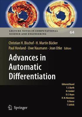 Bischof / Bücker / Utke |  Advances in Automatic Differentiation | Buch |  Sack Fachmedien