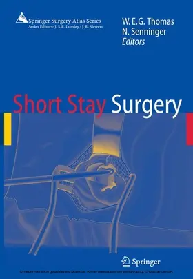 Thomas / Senninger |  Short Stay Surgery | eBook | Sack Fachmedien