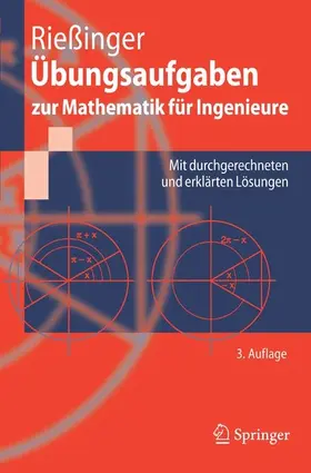 Rießinger |  Übungsaufgaben zur Mathematik für Ingenieure | eBook | Sack Fachmedien
